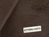 GEANȚĂ DIN PIELE shopper bag Vittoria Gotti ciocolatiu V8804
